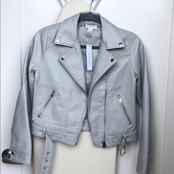 Topshop Faux Leather Jacket - Picture 4 of 4